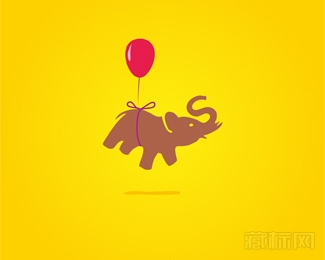 Gravity气球与大象logo设计欣赏