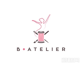 B - ATELIER针线logo设计欣赏