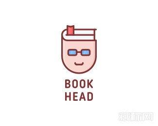 Book Head书logo设计欣赏