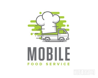 MOBILE FOOD SERVICE移动食品服务logo设计欣赏