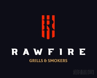 Rawfire烧烤logo设计欣赏