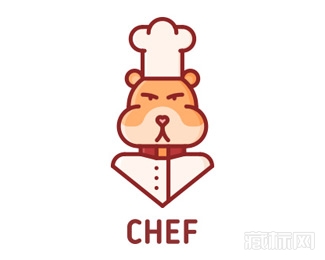 Hamster Chef仓鼠logo设计欣赏