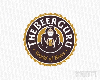 The Beer Guru啤酒大师logo设计欣赏