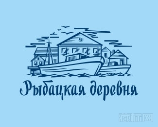 fishing village渔民logo设计欣赏