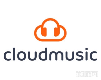  Cloud music云音乐logo设计欣赏