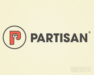Partisan美术字logo设计欣赏