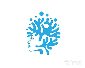 Coral Head Divers珊瑚潜水员logo设计欣赏
