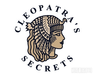 Cleopatra Line Art线条艺术logo设计欣赏