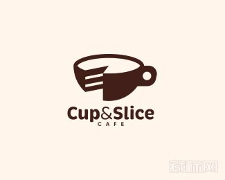 Cup & Slice杯子和薄荷logo设计欣赏