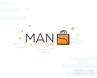 MAN fashion男人时尚logo设计欣赏