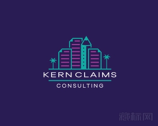 Kern Claims Consulting建筑logo设计欣赏