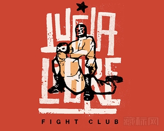 LUCHA LIBRE战斗logo设计欣赏