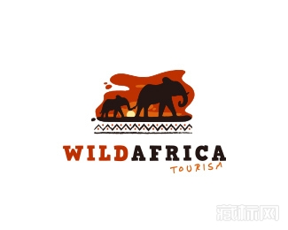 WildAfrica大象logo设计欣赏