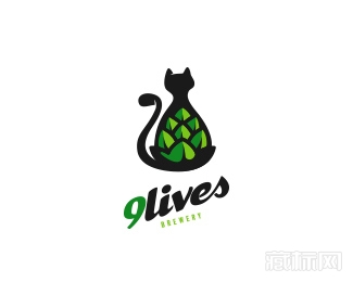 9Lives猫logo设计欣赏