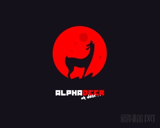 Alpha Deer阿尔法鹿logo设计欣赏