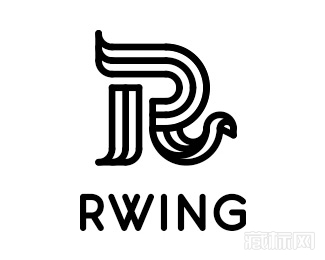 Rwing字体标志设计欣赏