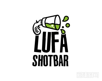 Shotbar Lufa水枪logo设计欣赏