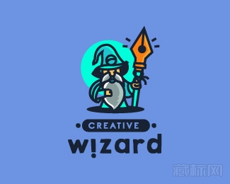  Creative wizard创意精灵logo设计欣赏