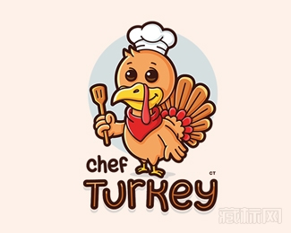  chef turkey土耳其厨师logo设计欣赏