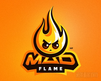 Mad Flame火logo设计欣赏