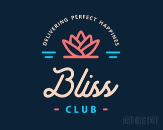 Bliss Club幸福俱乐部logo设计欣赏