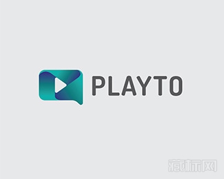 Playto软件logo设计欣赏