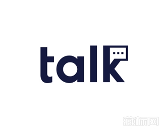 Talk字体logo设计欣赏