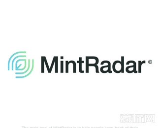 MintRadar叶子logo设计欣赏