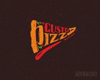 GUSTO PIZZA披萨logo设计欣赏