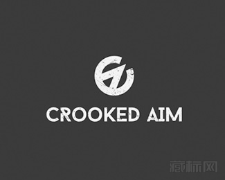 Crooked Aim弯曲的目标logo设计欣赏