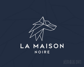 LA Maison Noire狼logo设计欣赏