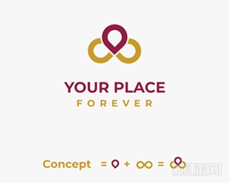 Your Place Forever标志设计欣赏