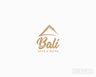 Bali Huts巴厘岛度假小屋logo设计欣赏