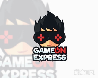  GameOn Express游戏直播logo设计欣赏