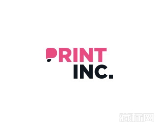  PrintInc打印公司logo设计欣赏