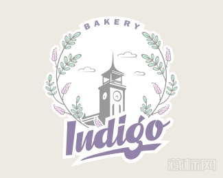  Indigo Bakery面礼包logo设计欣赏
