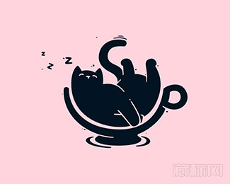  Cozy慵懒的猫logo设计欣赏
