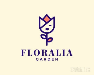 Floralia Garden花园logo设计欣赏