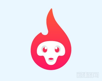 Burning Skull燃烧的骨头logo设计欣赏