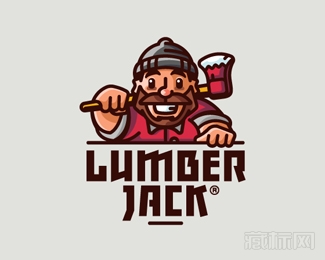 LumberJack斧头logo设计欣赏