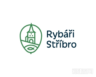 Rybari Strbro渔民灯塔logo设计欣赏
