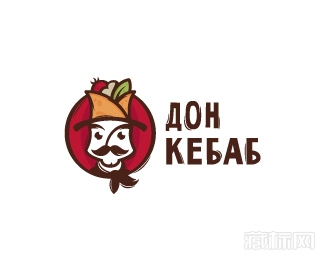 Don Kebab唐人烤肉logo设计欣赏