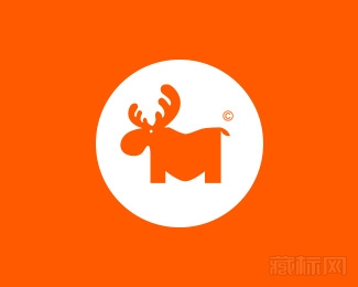 Moose驼鹿logo设计欣赏