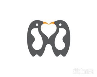 Love Penguin爱企鹅logo设计欣赏