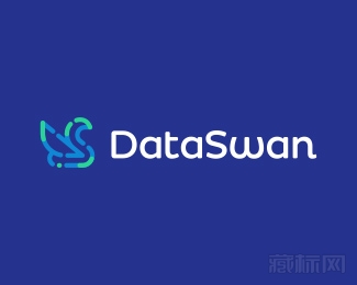 Data Swan数据天鹅logo设计欣赏