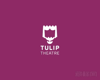  tulip theatre郁金香剧院logo设计欣赏