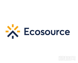  Ecosource时间与房子logo设计欣赏