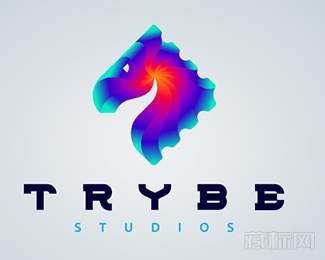 Trybe马头logo设计欣赏