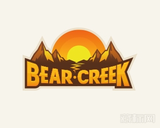  Bear Creek熊溪logo设计欣赏