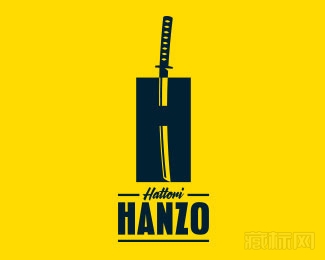  Hattori Hanzo快乐的汉佐标志设计欣赏